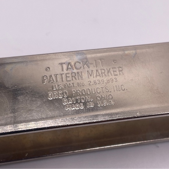 Vintage ORCO Tack-It Pattern Marker Pat 2839993 Made in USA. - Picture 3 of 8